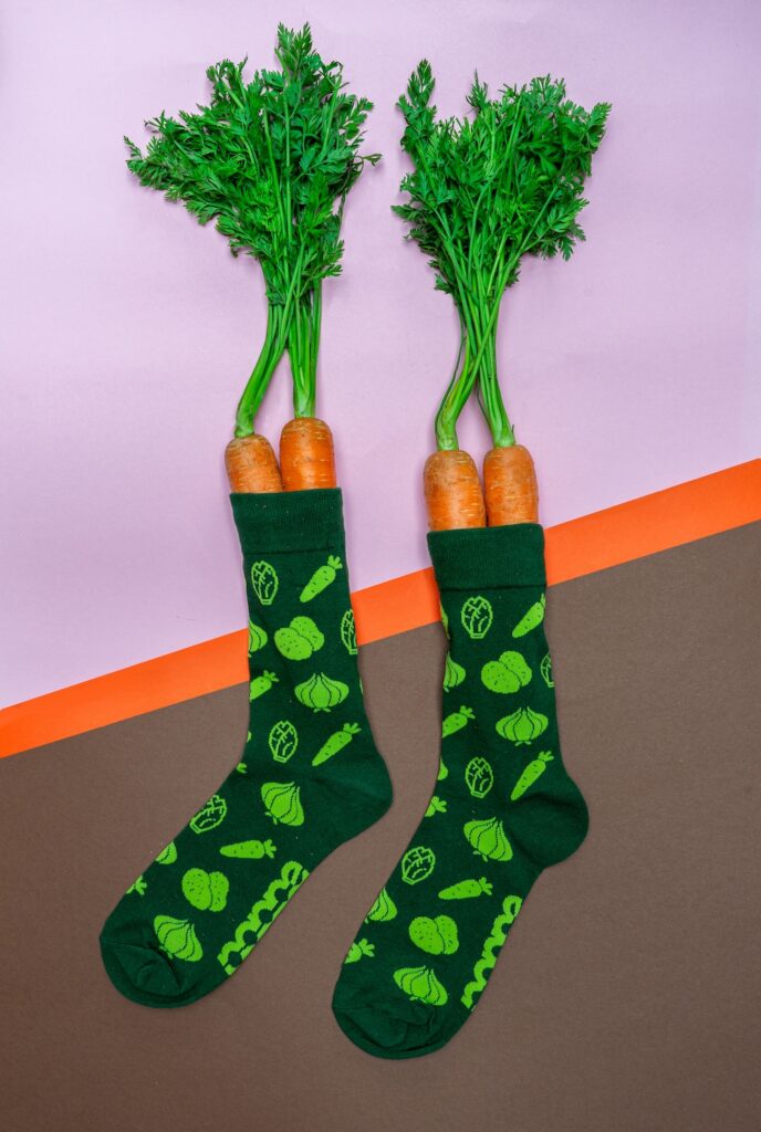 bedrukte sokken inspiratie